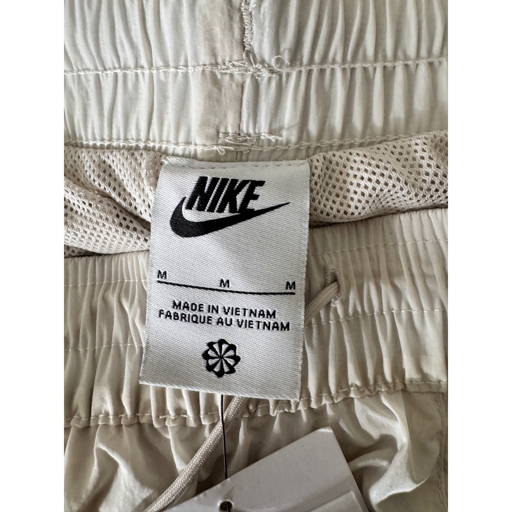 Nike High‎ Rise Full Length Pants Standard Fit Womens Beige Size M - Picture 9 of 11